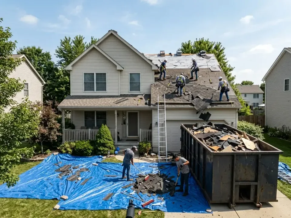 roof-replacement-debris-remova-004 — frequently asked questions, Cheapest Dumpster Rentals in Mokena, IL